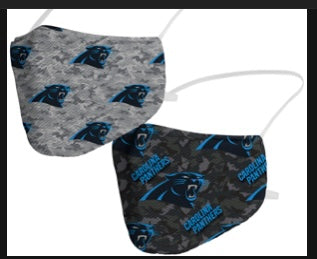 NFL Carolina panthers face coverings mask